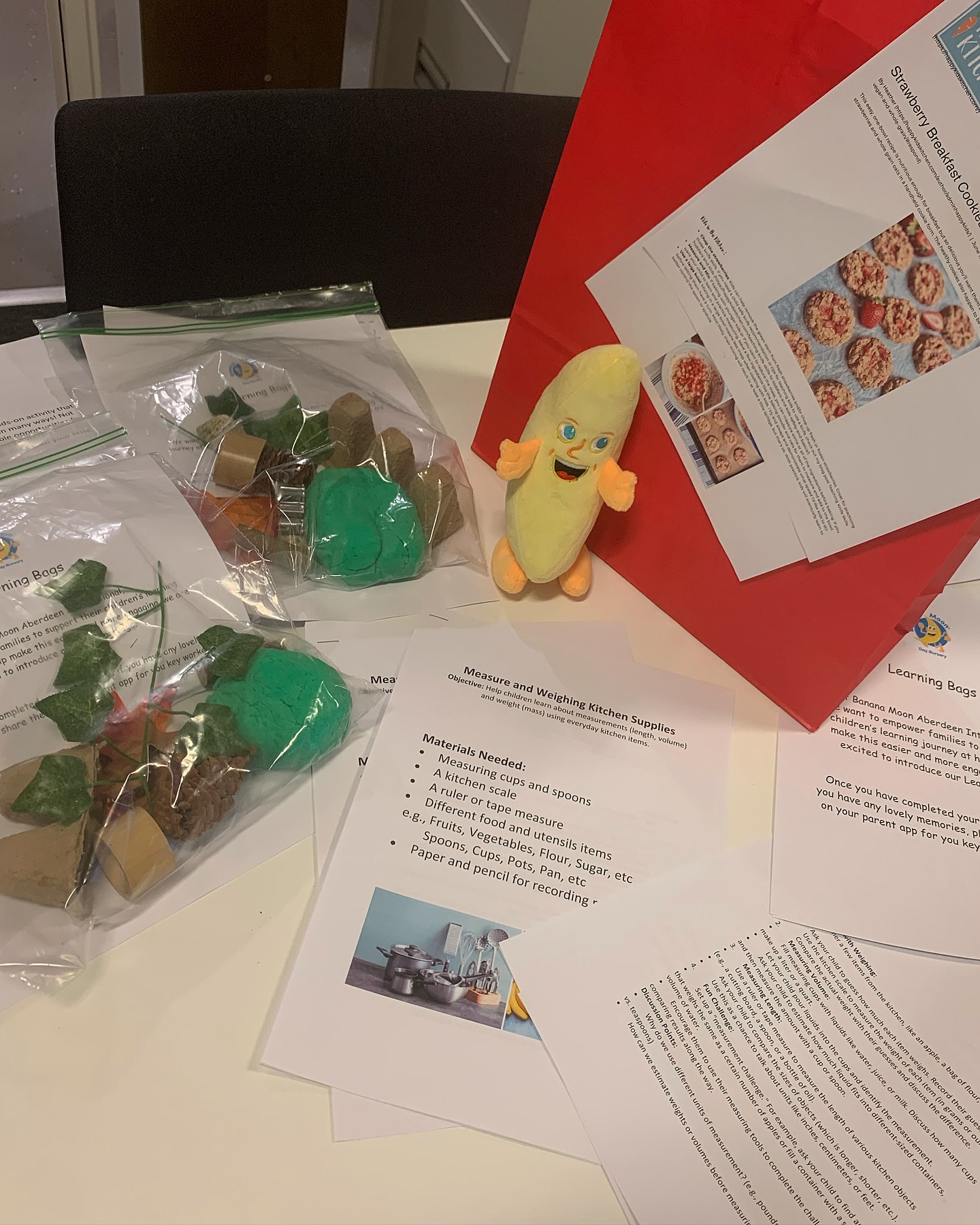 Introducing Learning Bags: Supporting Home Learning at Banana Moon! 📚✨